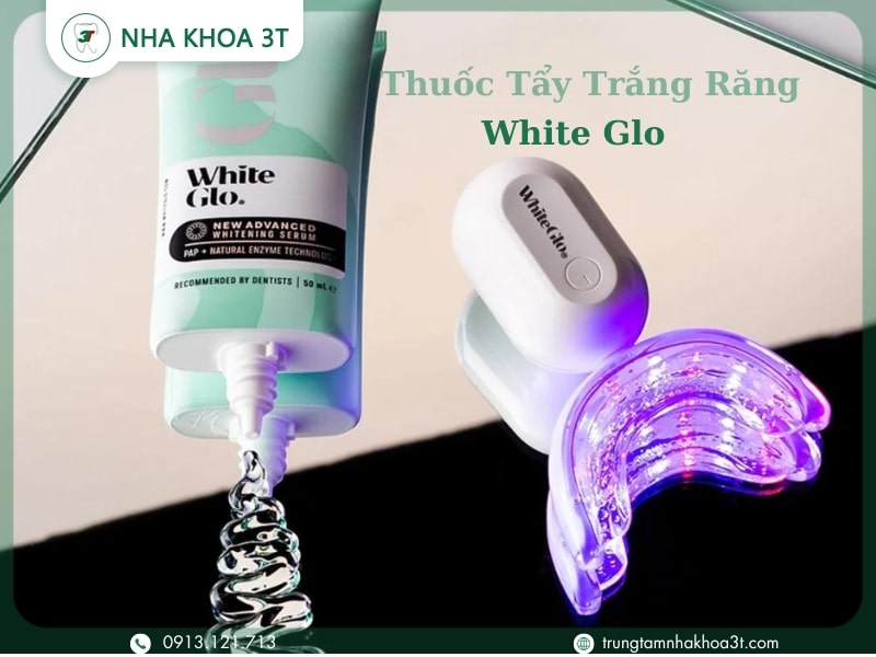 Bo kit tay trang rang White Glo Professional Whitening