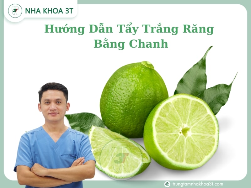 Hướng dẫn tẩy trắng răng bằng chanh