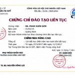 Chứng chỉ đào tạo liên tục