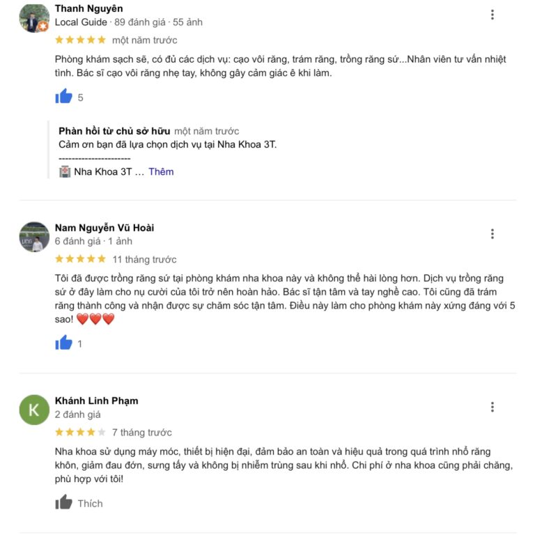 Review của khách hàng trên Google Map_7